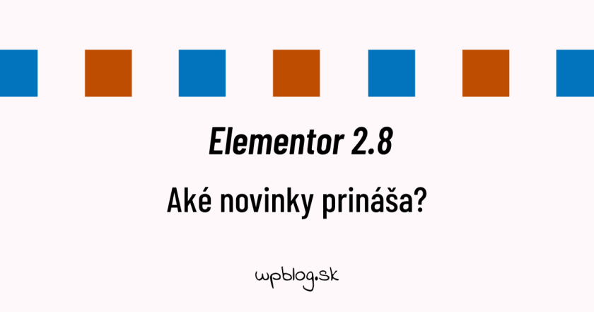 Elementor 2.8